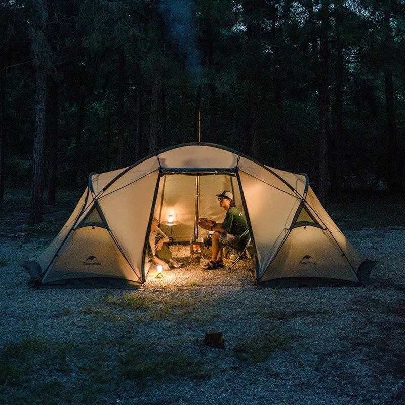 Mountain Peak Hot Tent One-Bedroom One Living Room