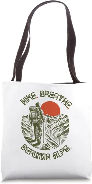 Mountaineering - Bernina Alps Tote Bag