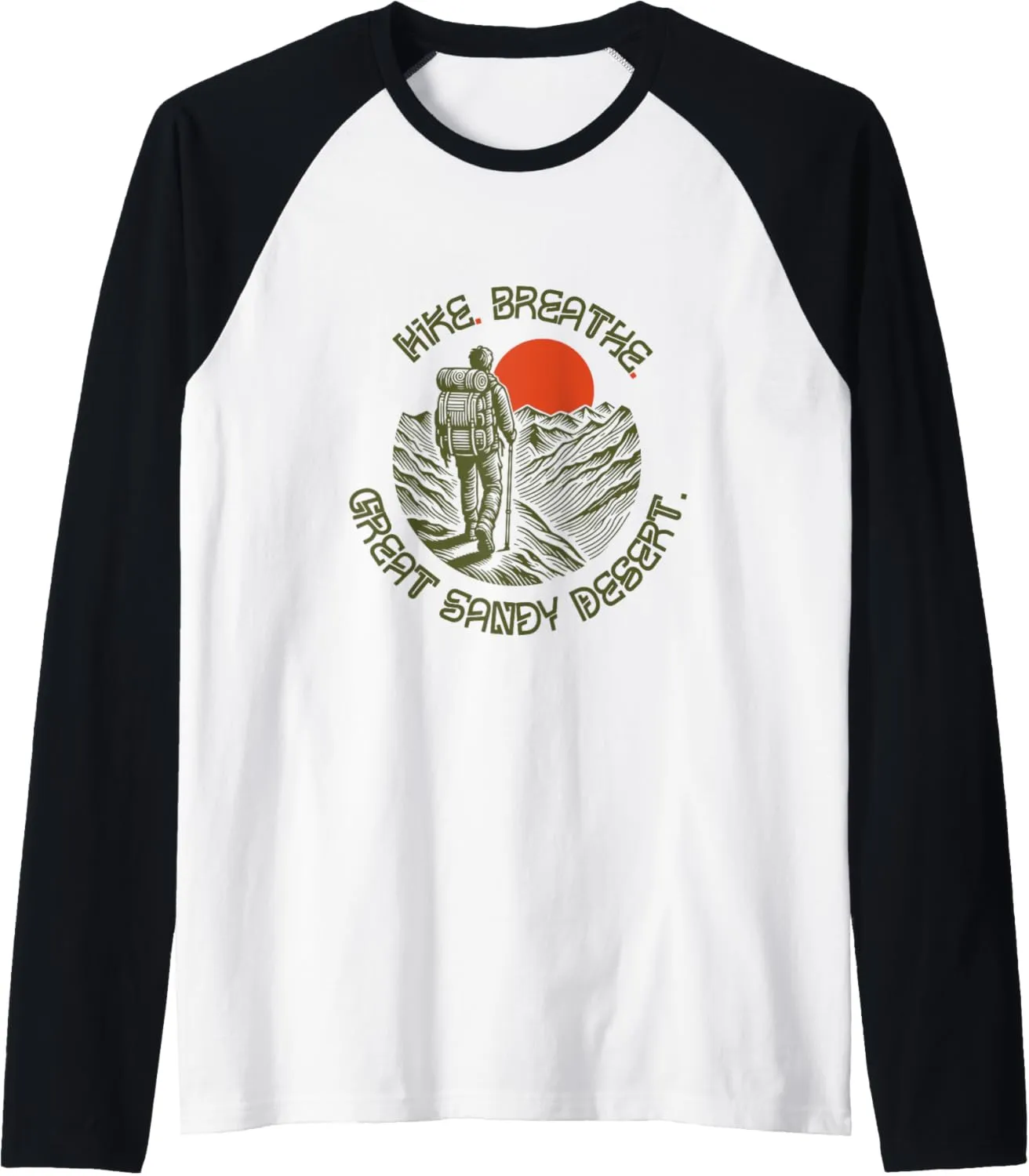 Mountaineering - Great Sandy Desert Raglan Baseball Tee