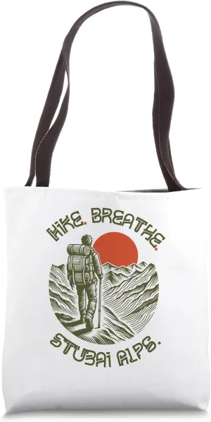 Mountaineering - Stubai Alps Tote Bag