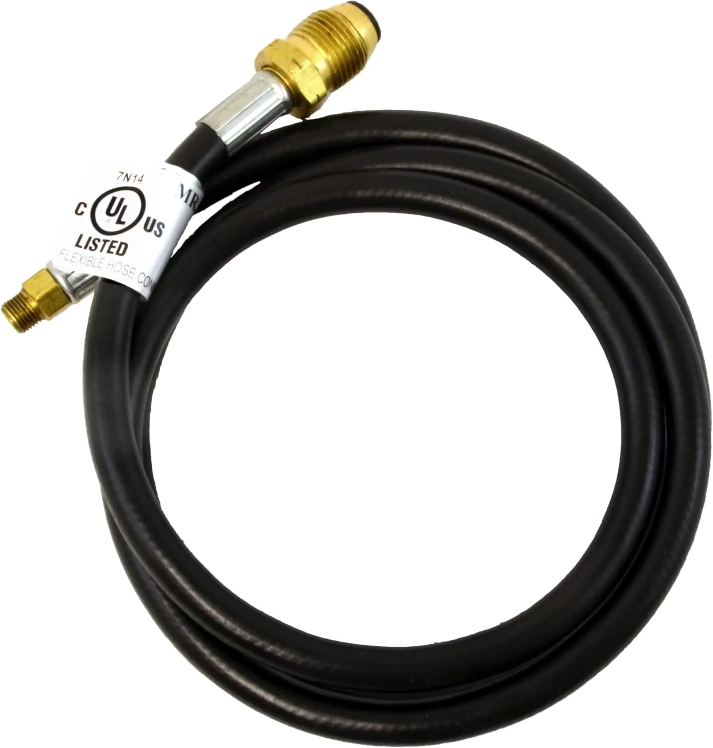 Mr. Heater 12-Feet Propane Hose Assembly, Soft Nose P.O.L. 1/4 by Inverted Male Flare Thread