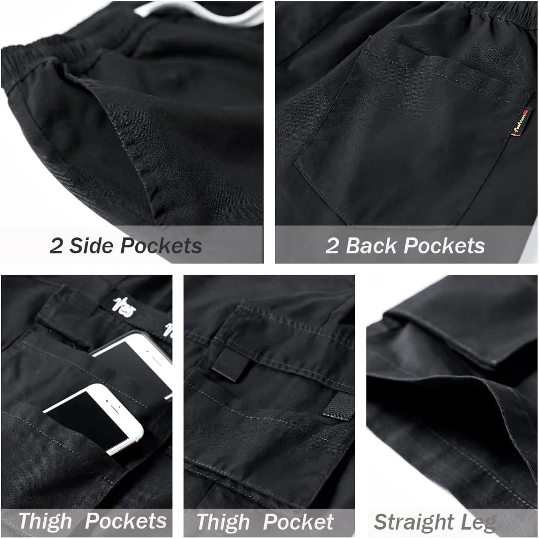 Msmsse Women's Cargo Hiking Shorts Multi-Pockets Bermuda Golf Outdoor Summer Shorts for Women