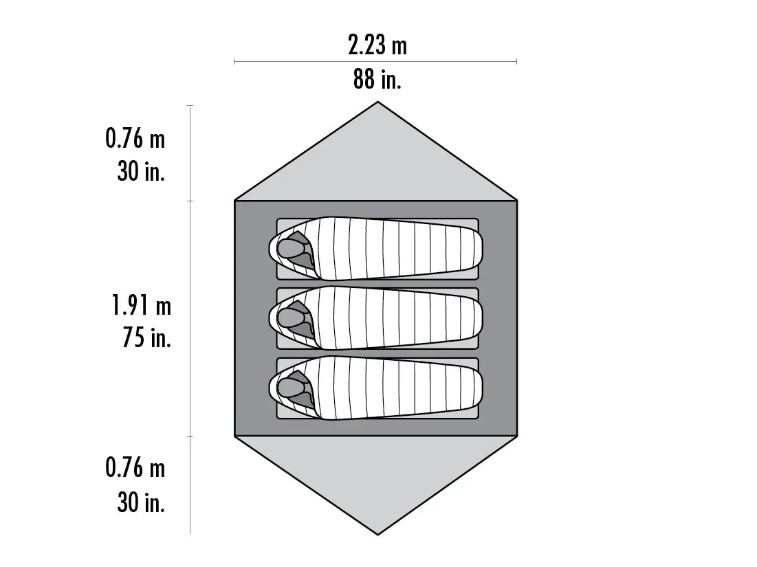 MSR Zoic 3 Tent