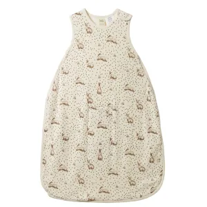Nature Baby - Organic Cotton & Merino Sleeping Bag - Rabbitty Print