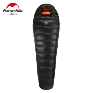 Naturehike Outdoor Camping Winter Sleeping Bag Down Sleeping Bag Mummy Single Sleeping Bag With Hooded Fr Cold Weather