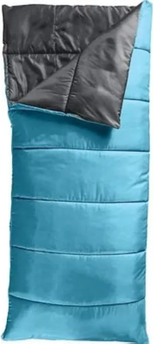New Field and Stream Recreational 50 Degree Sleeping Bag Blue/Black