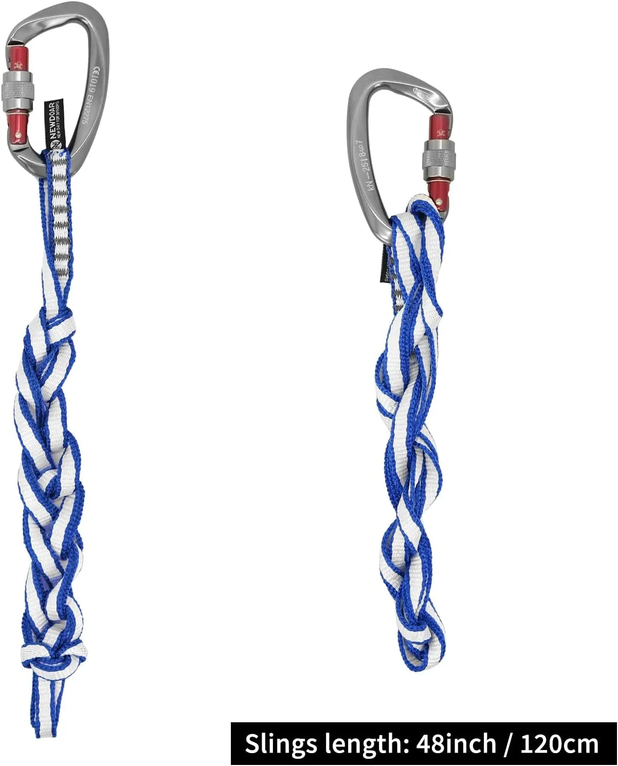 NewDoar Climbing Sling 10mm Dyneema Sling Runners 22KN 4840LB Climbing Utility Cord Rock Climbing, Creating Anchors System, Rappelling Gear, Perfect for Tree Work