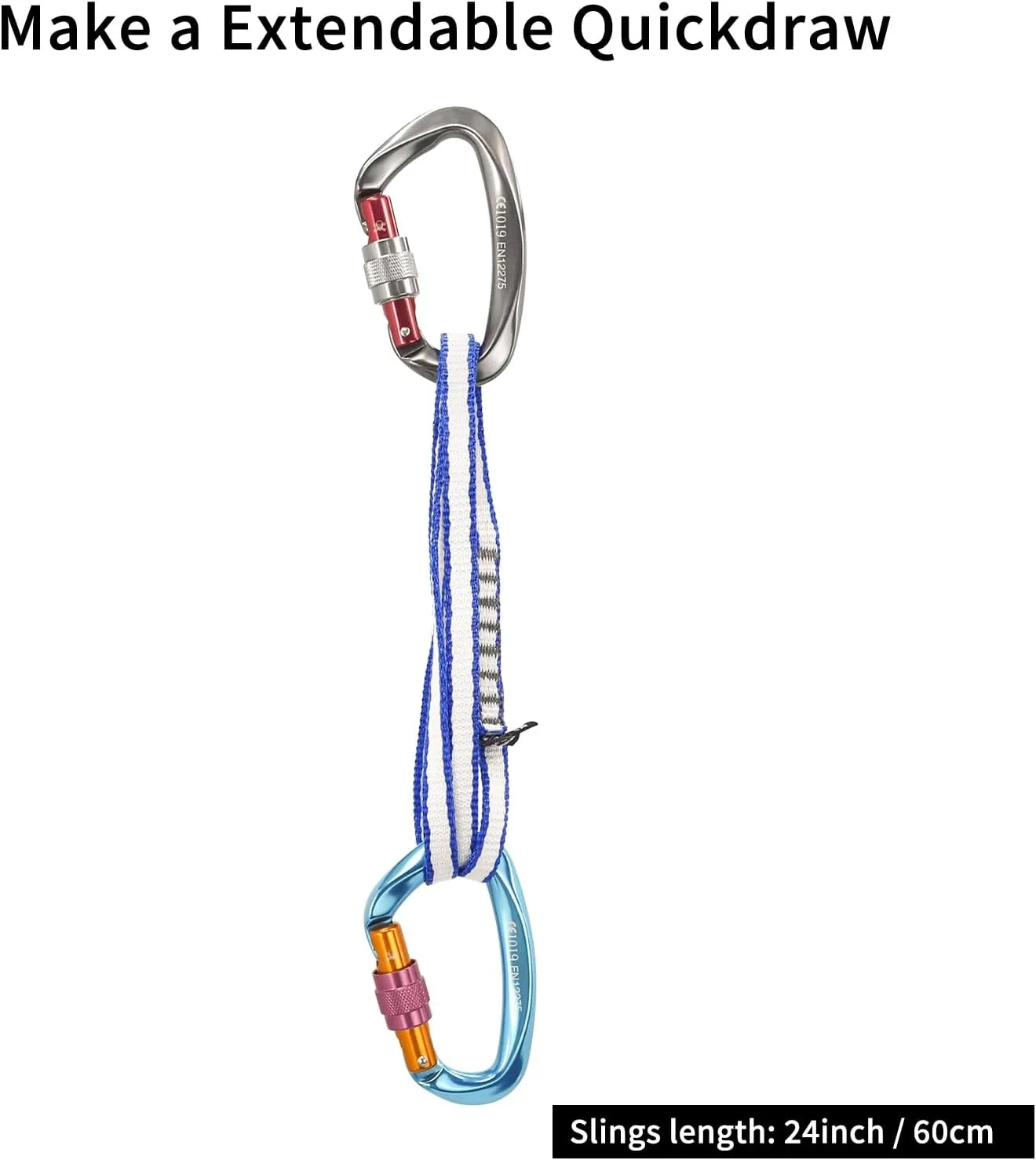 NewDoar Climbing Sling 10mm Dyneema Sling Runners 22KN 4840LB Climbing Utility Cord Rock Climbing, Creating Anchors System, Rappelling Gear, Perfect for Tree Work