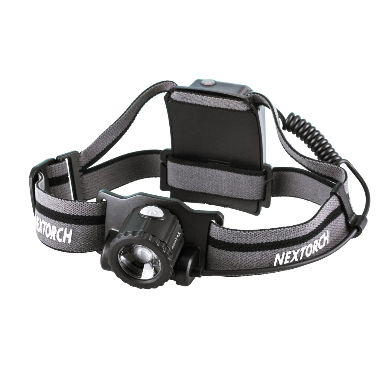Nextorch H-Series MyStar RAA Headlight, 360 Focus-Adjustable Beam, 3 x AA Batteries, 4 Modes