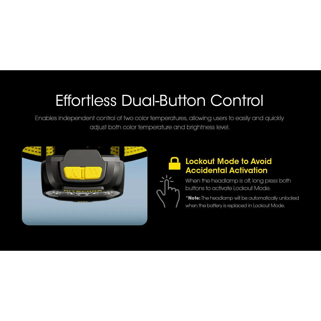 Nitecore UT27 Pro Rechargeable Headlamp 800 lumens