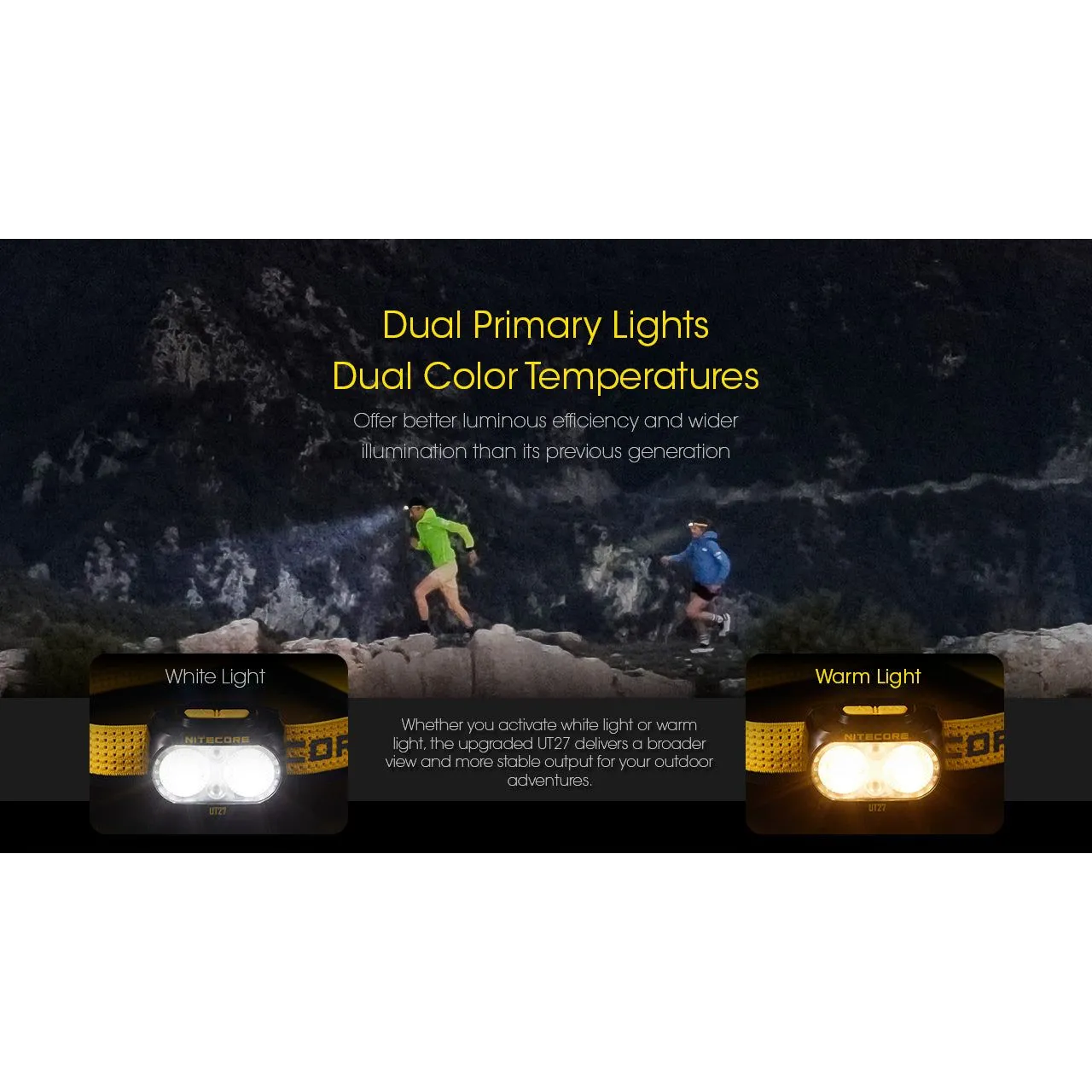 Nitecore UT27 Pro Rechargeable Headlamp 800 lumens