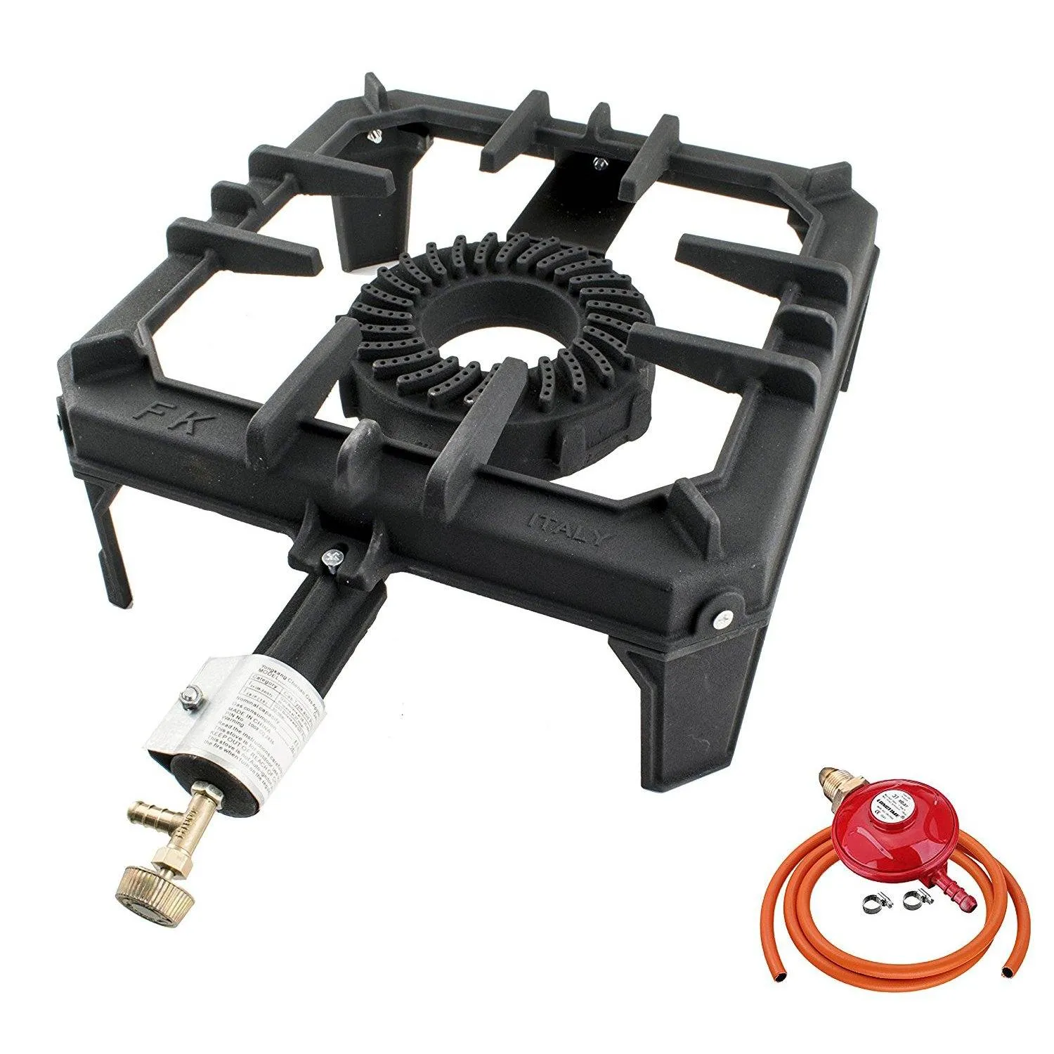 NJ GB-29 Large Gas Stove Cast Iron Boiling Ring Burner 8kW Restaurant Catering Outdoor