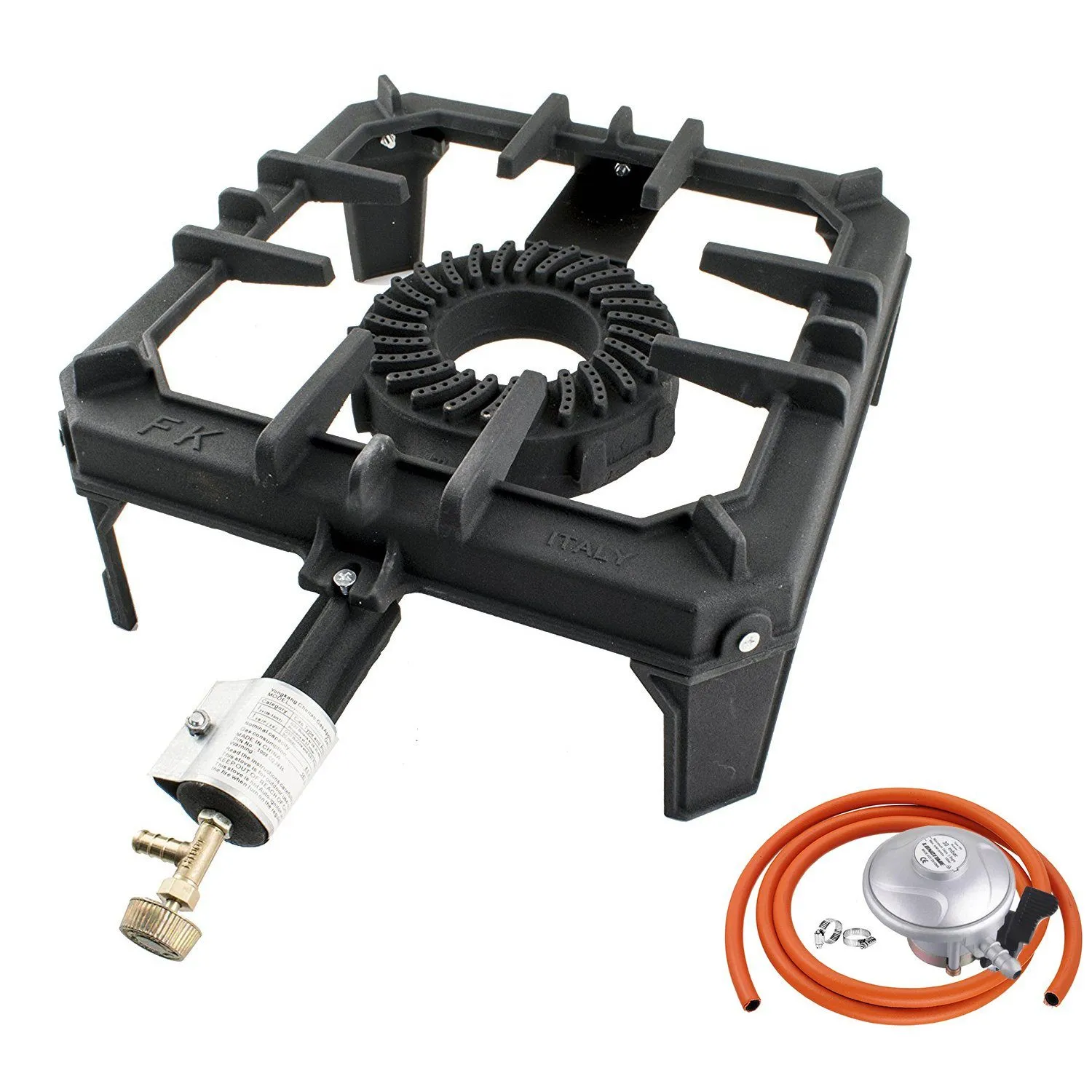 NJ GB-29 Large Gas Stove Cast Iron Boiling Ring Burner 8kW Restaurant Catering Outdoor