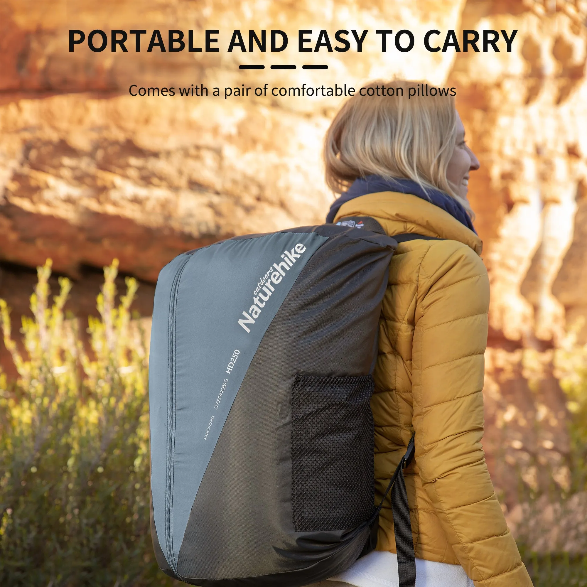 Noda Double Sleeping Bag With Pillow