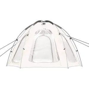 Nucleus Hexagon Dome Tent 4-6P with 6 Clear Windows   Clear Dome