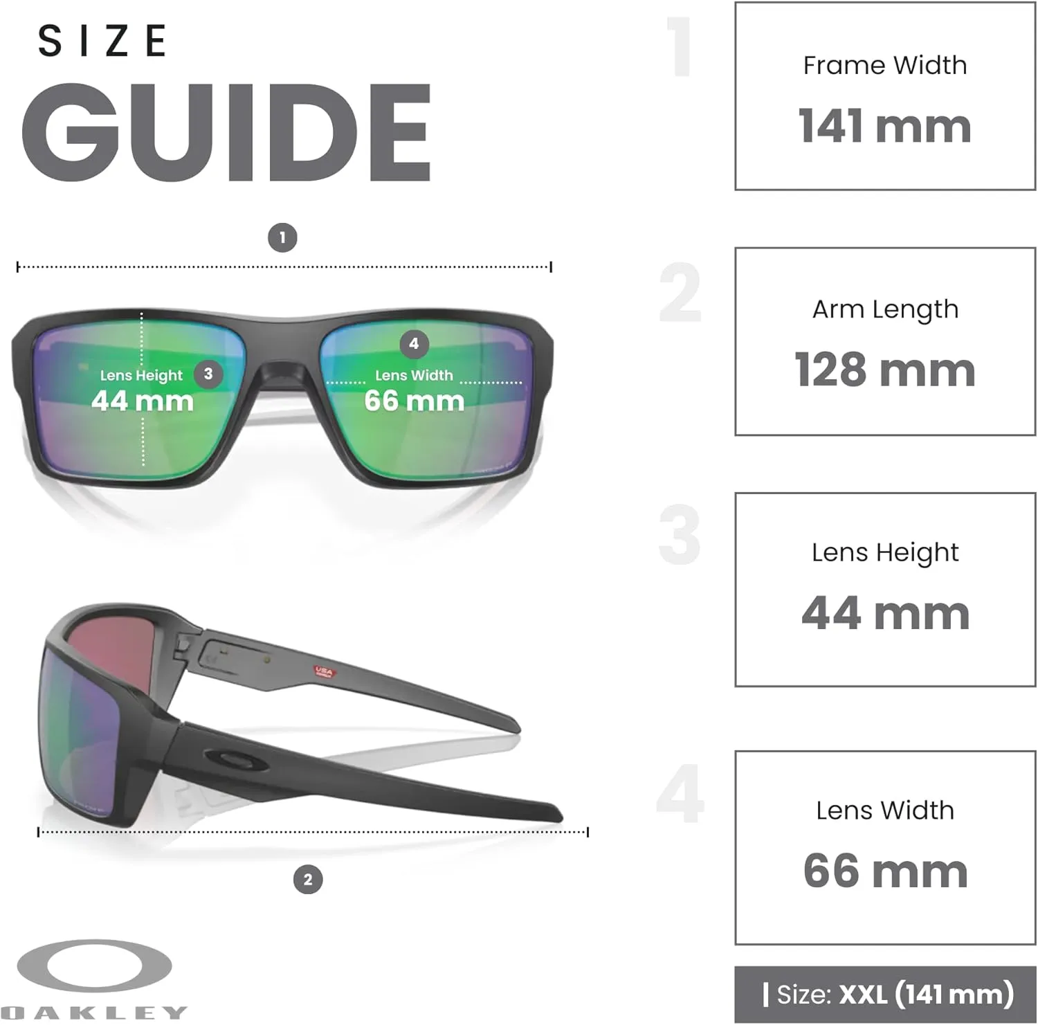 Oakley Double Edge OO9380 Rectangle Sunglasses for Men   BUNDLE Leash  Designer iWear Care Kit