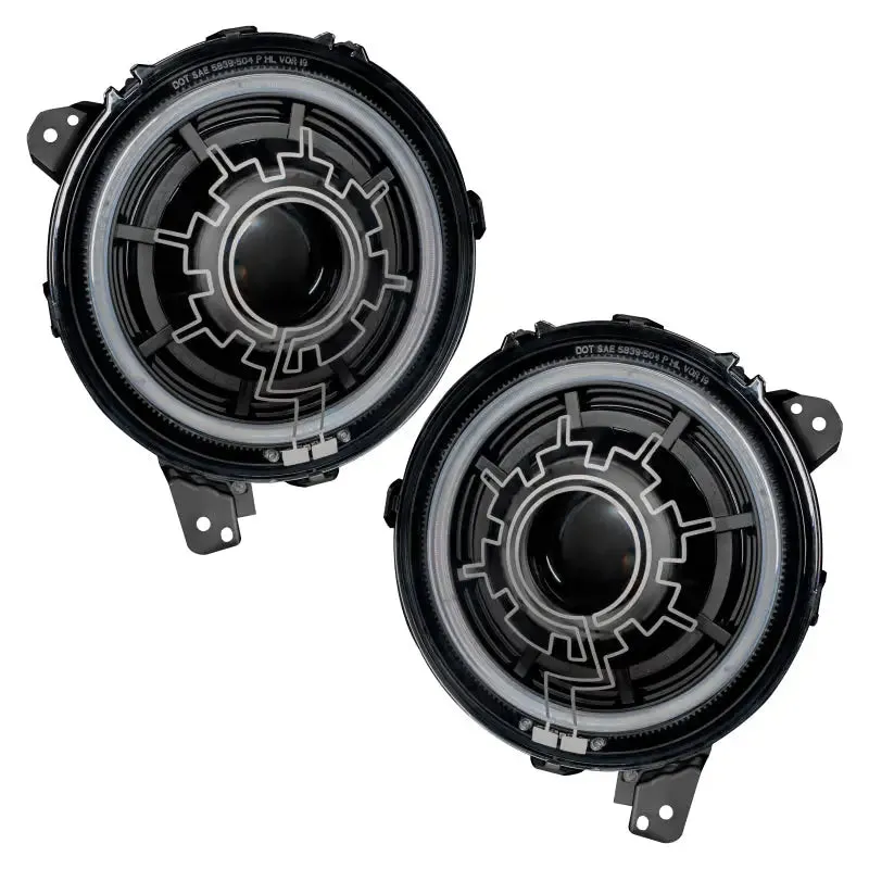 Oracle Lighting 18-22 Jeep Wrangler JL / 20-22 Jeep Gladiator JT Oculus Bi-LED Projector Headlights