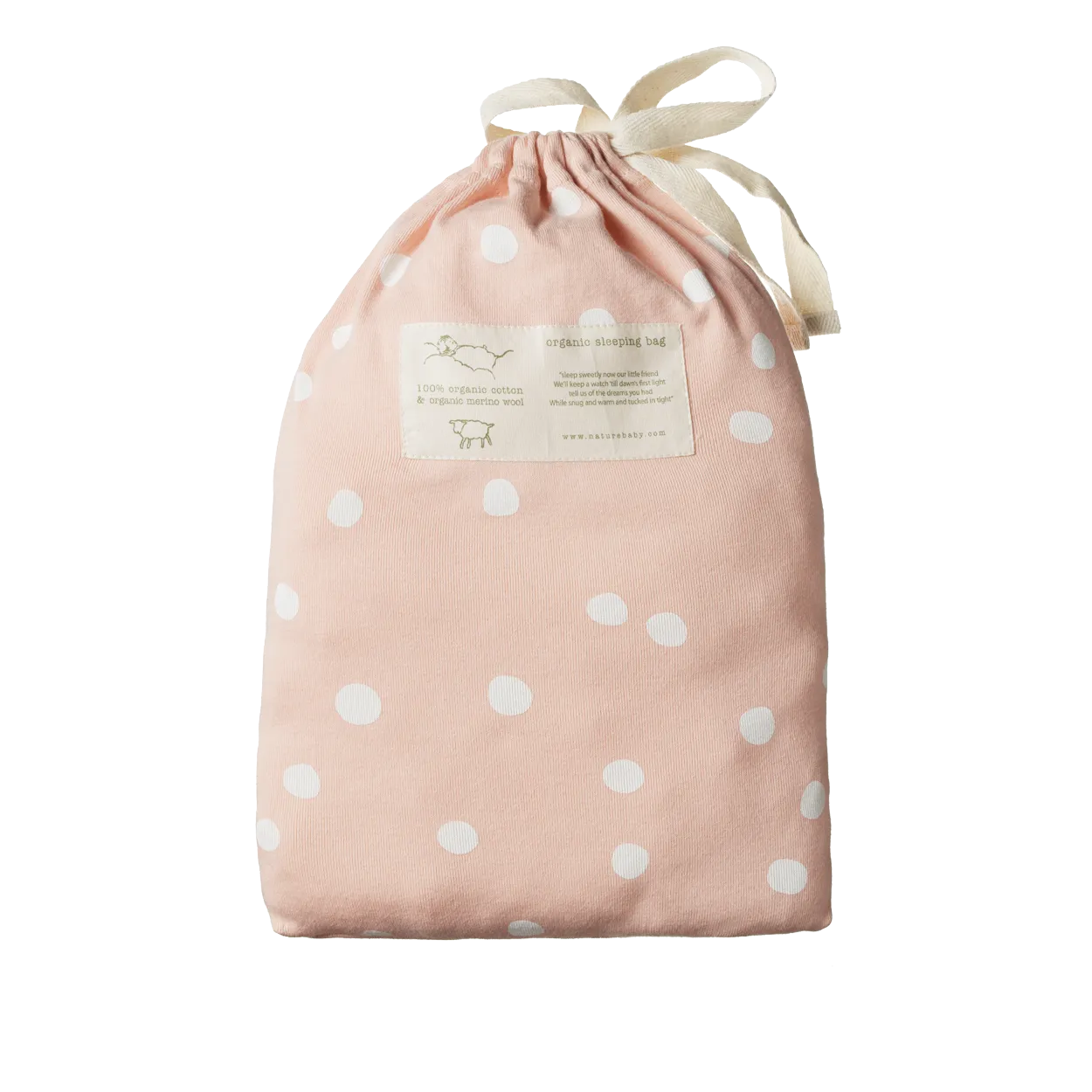 Organic Cotton & Merino Sleeping Bag - Speckle Blossom Print