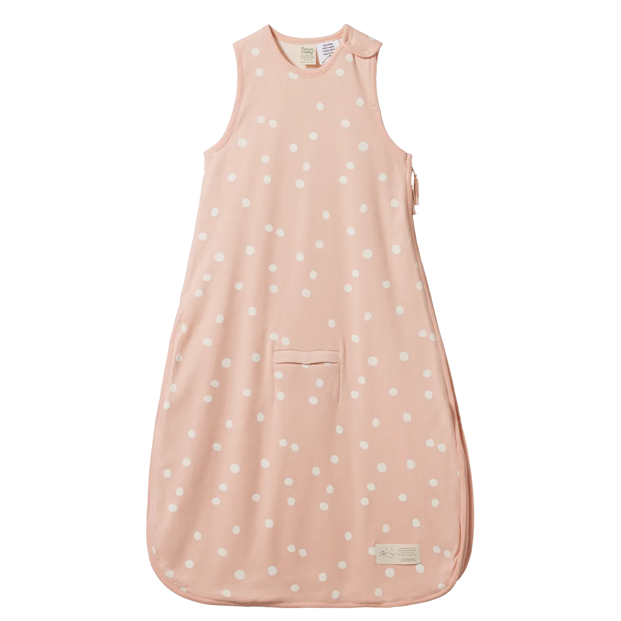 Organic Cotton & Merino Sleeping Bag - Speckle Blossom Print