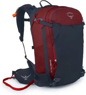 Osprey Sopris Pro 30L Women's Ski and Snowboard Backpack with E2 Airbag System, Red Mountain