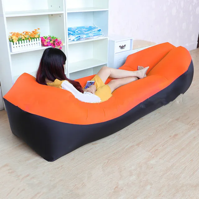 Outdoor Bag Lounger Air Sack Bed Camping Stock-clearance X1A Beach Travel Camping Sofa Bag Lazy Season Sleeping Ultralight Sophisticated Sports Inflatable 3