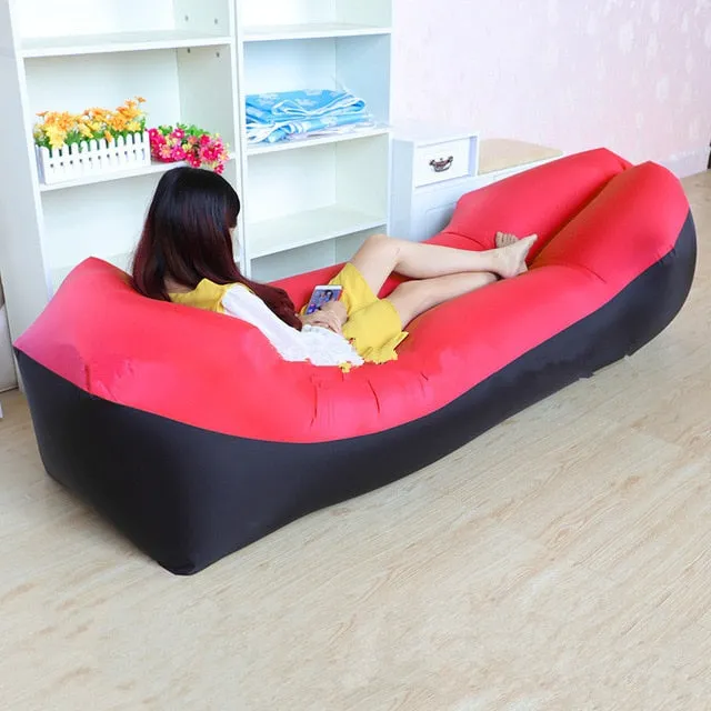 Outdoor Bag Lounger Air Sack Bed Camping Stock-clearance X1A Beach Travel Camping Sofa Bag Lazy Season Sleeping Ultralight Sophisticated Sports Inflatable 3