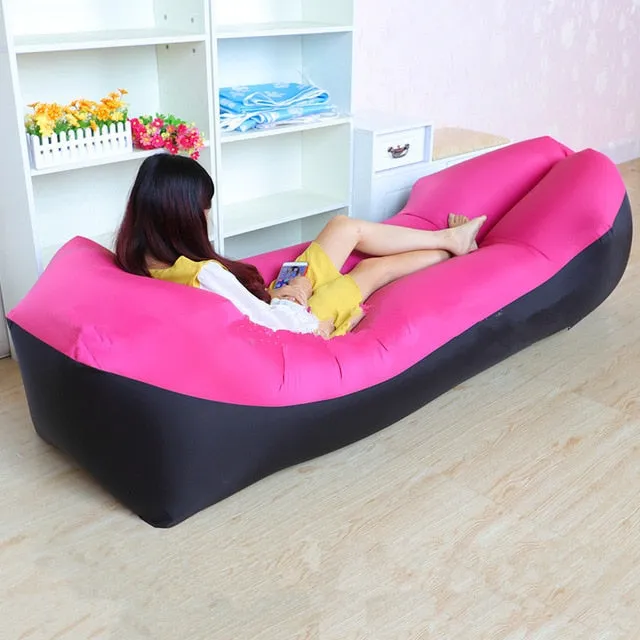 Outdoor Bag Lounger Air Sack Bed Camping Stock-clearance X1A Beach Travel Camping Sofa Bag Lazy Season Sleeping Ultralight Sophisticated Sports Inflatable 3