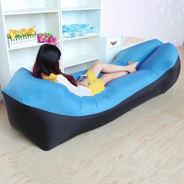 Outdoor Bag Lounger Air Sack Bed Camping Stock-clearance X1A Beach Travel Camping Sofa Bag Lazy Season Sleeping Ultralight Sophisticated Sports Inflatable 3
