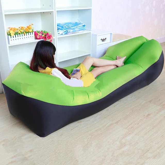 Outdoor Bag Lounger Air Sack Bed Camping Stock-clearance X1A Beach Travel Camping Sofa Bag Lazy Season Sleeping Ultralight Sophisticated Sports Inflatable 3