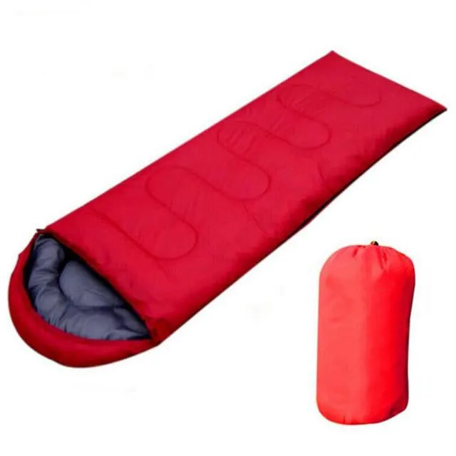 Outdoor Products Adult Three Seasons Envelope with Cap Sleeping Bag