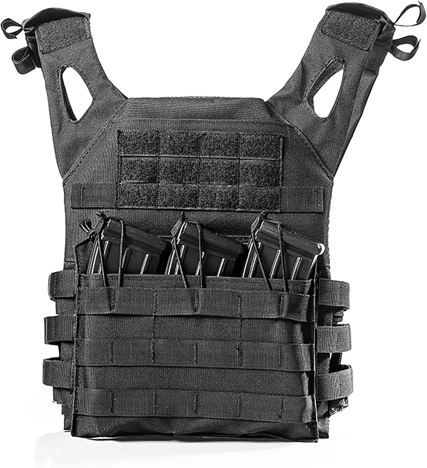Outdoor Safety Protection Airsoft Vest Hunting Adjustable Vest Black