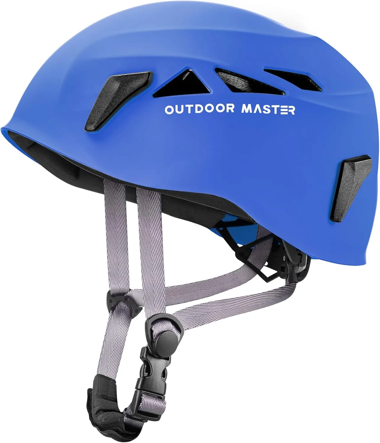 OutdoorMaster Climbing Helmet Rock Rescue Helmet Adjustable Lightweight Mountaineering Hiking Caving Helmet Adults Work Safety Helmet