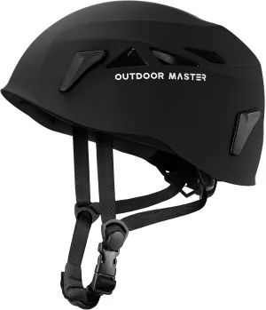 OutdoorMaster Climbing Helmet Rock Rescue Helmet Adjustable Lightweight Mountaineering Hiking Caving Helmet Adults Work Safety Helmet