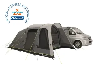Outwell Blossburg 380 Drive-Away Air Campervan Awning 2023 in Grey