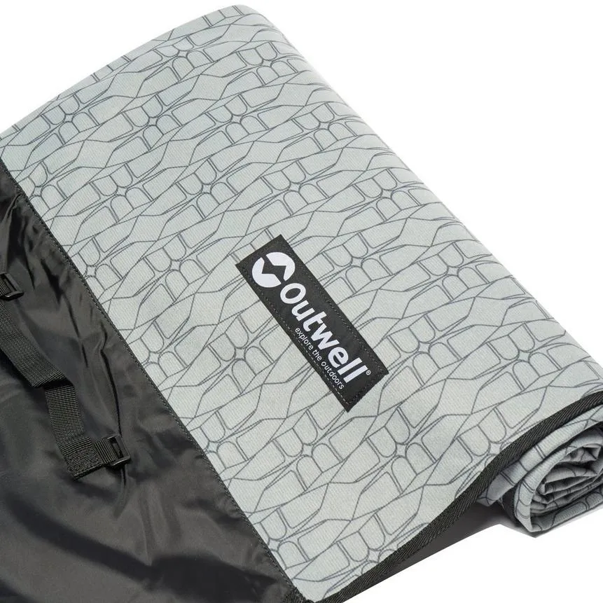 Outwell Jonesville 440SA Flex Air Drive Away Awning 2023 With Carpet in Grey & Black