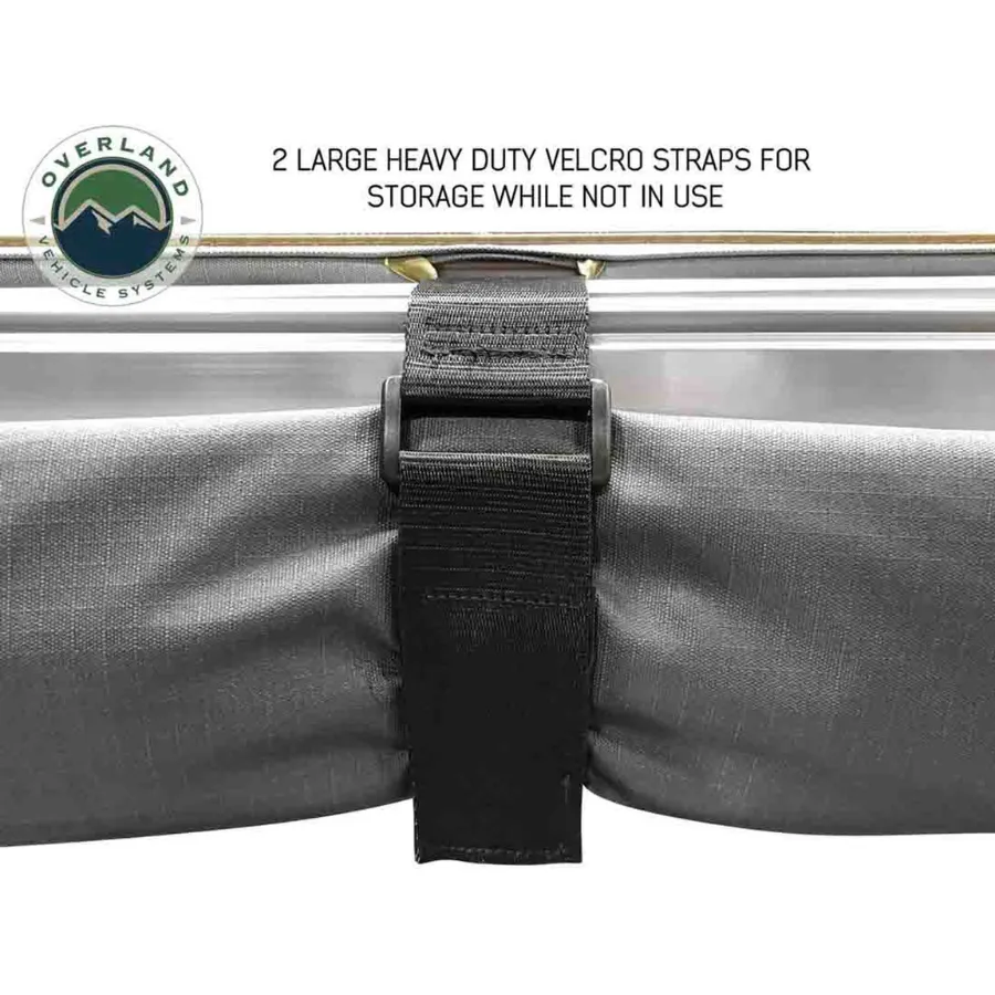 OVS HD Nomadic 270 Degree Driver Side Awning with Bracket Kit for Mid - High Roofline Vans
