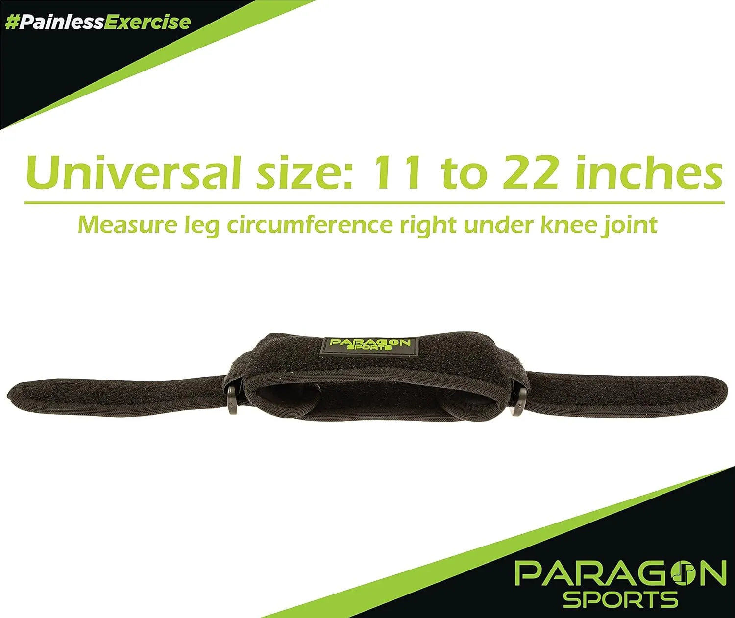 Patella Knee Strap for Running, Fitness, Stairs Climbing/Adjustable Patellar Tendon Support Band for Basketball, Athletics Pain Relief Brace for Jumper's Knee and Chondromalacia