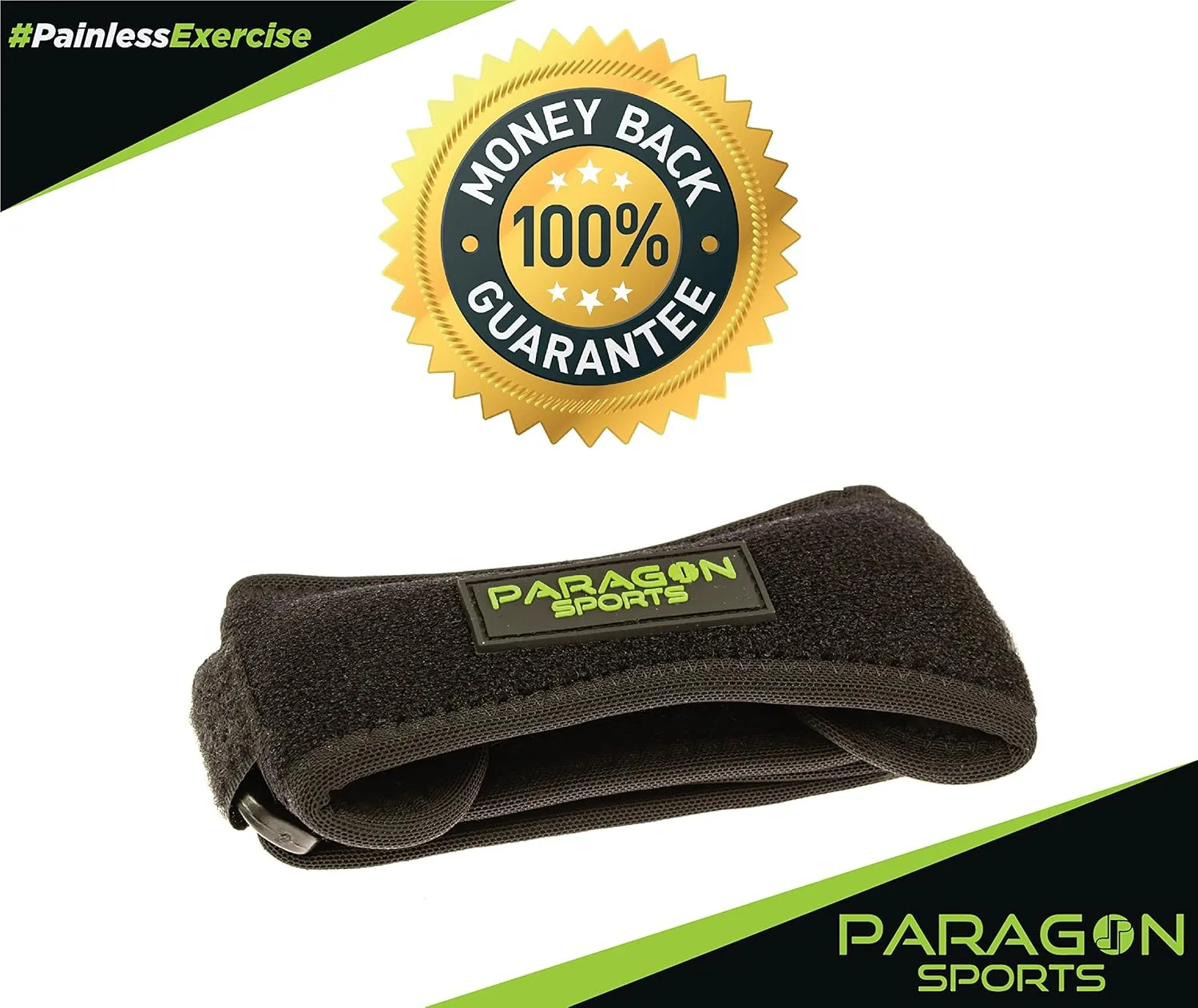 Patella Knee Strap for Running, Fitness, Stairs Climbing/Adjustable Patellar Tendon Support Band for Basketball, Athletics Pain Relief Brace for Jumper's Knee and Chondromalacia
