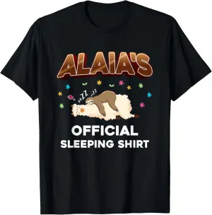 Personalized Alaia Birthday First Name Alaia T-Shirt