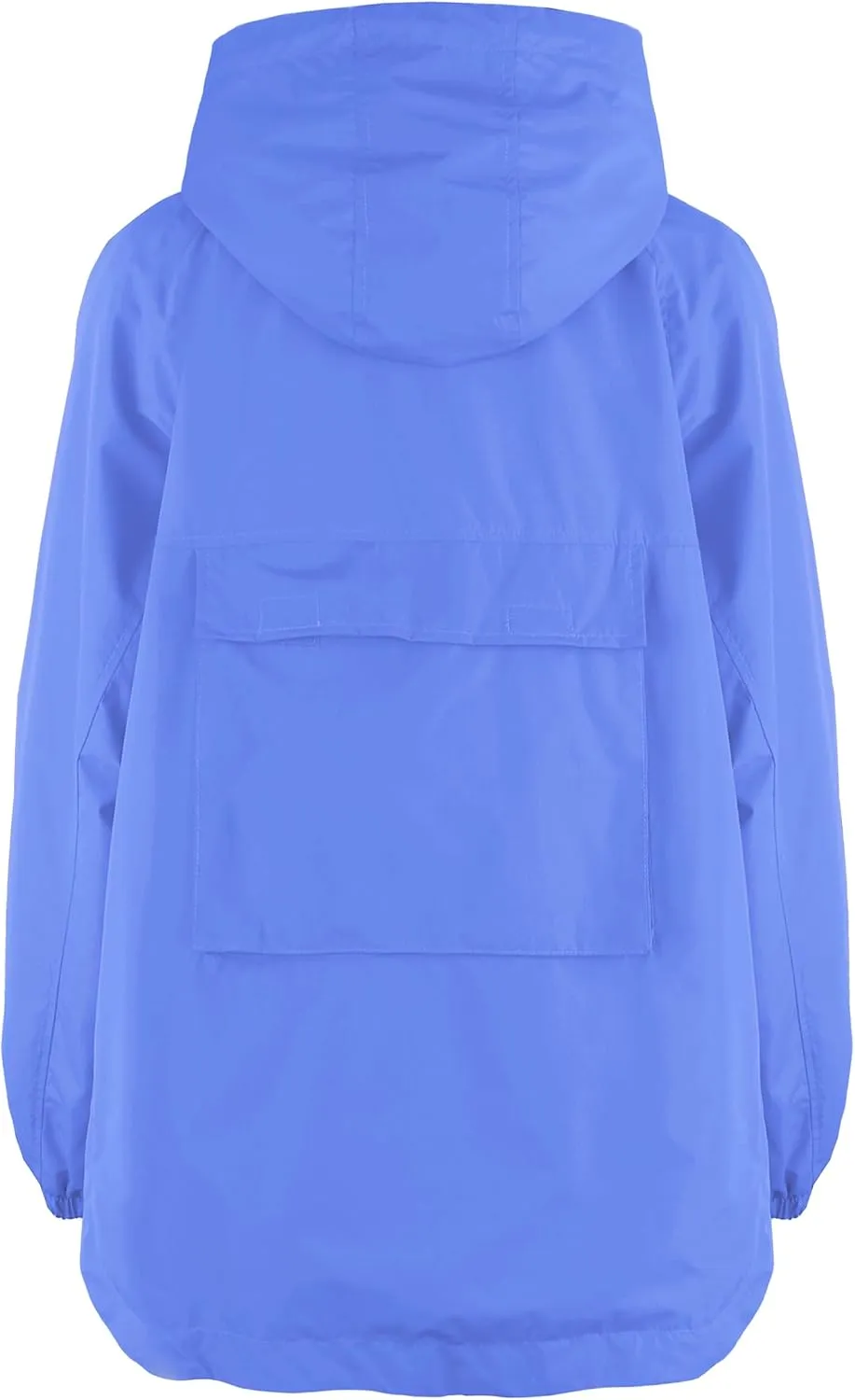 PESION Womens Waterproof Raincoat Lightweight Rain Jacket Trench Coat Hooded Windbreaker With Pockets for Outdoor