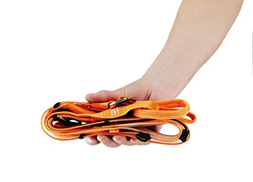 PETZL Altitude Harness - Lightweight, Compact Mountaineering and Ski Touring Harness, Easy to Take On/Off - Orange - M/L