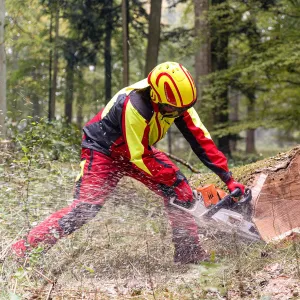 Pfanner Protos Integral Arborist Helmet - Orange & Neon Yellow