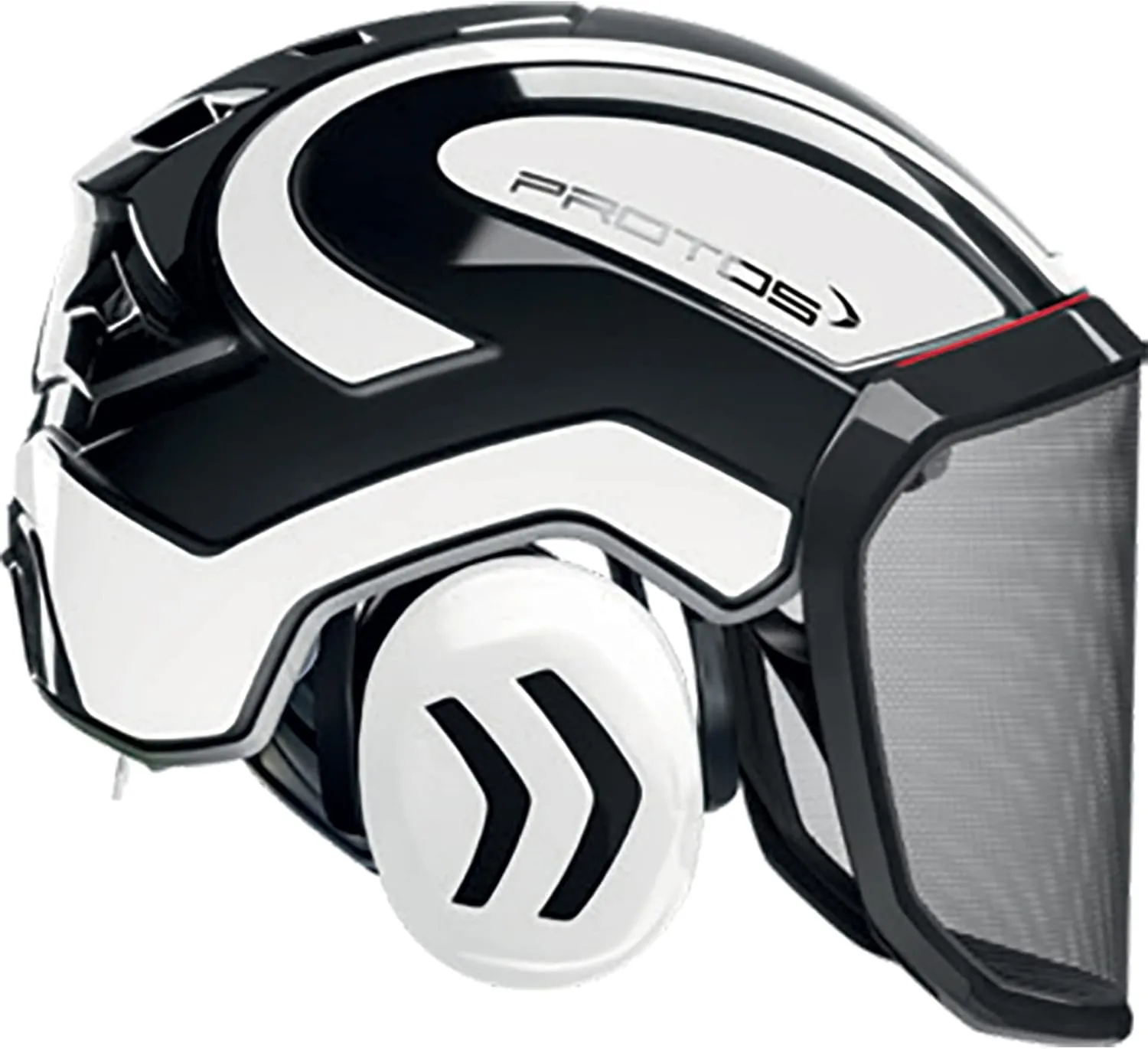 Pfanner Protos Integral Arborist Helmet - White & Black