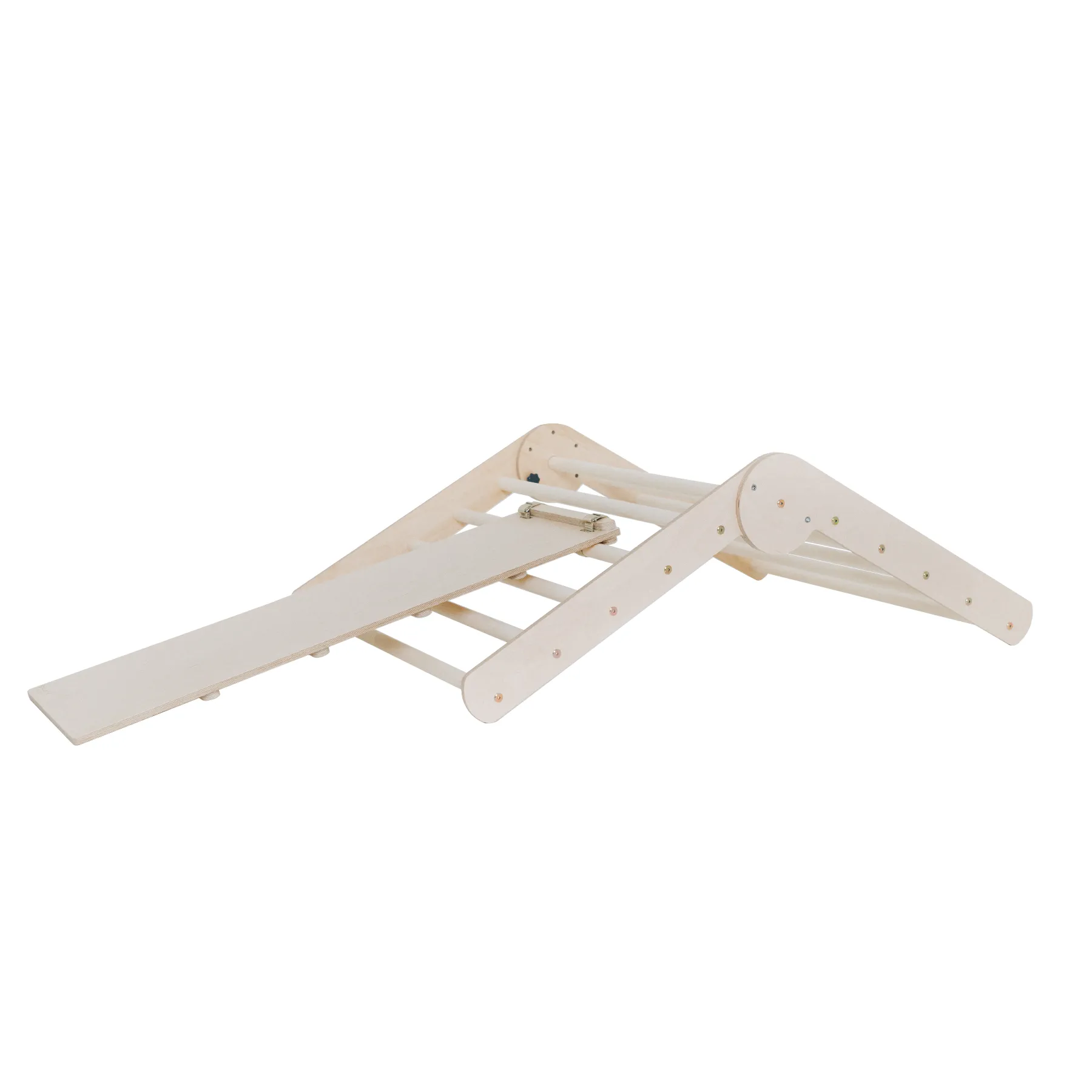 Pikler triangle set with adjustable height