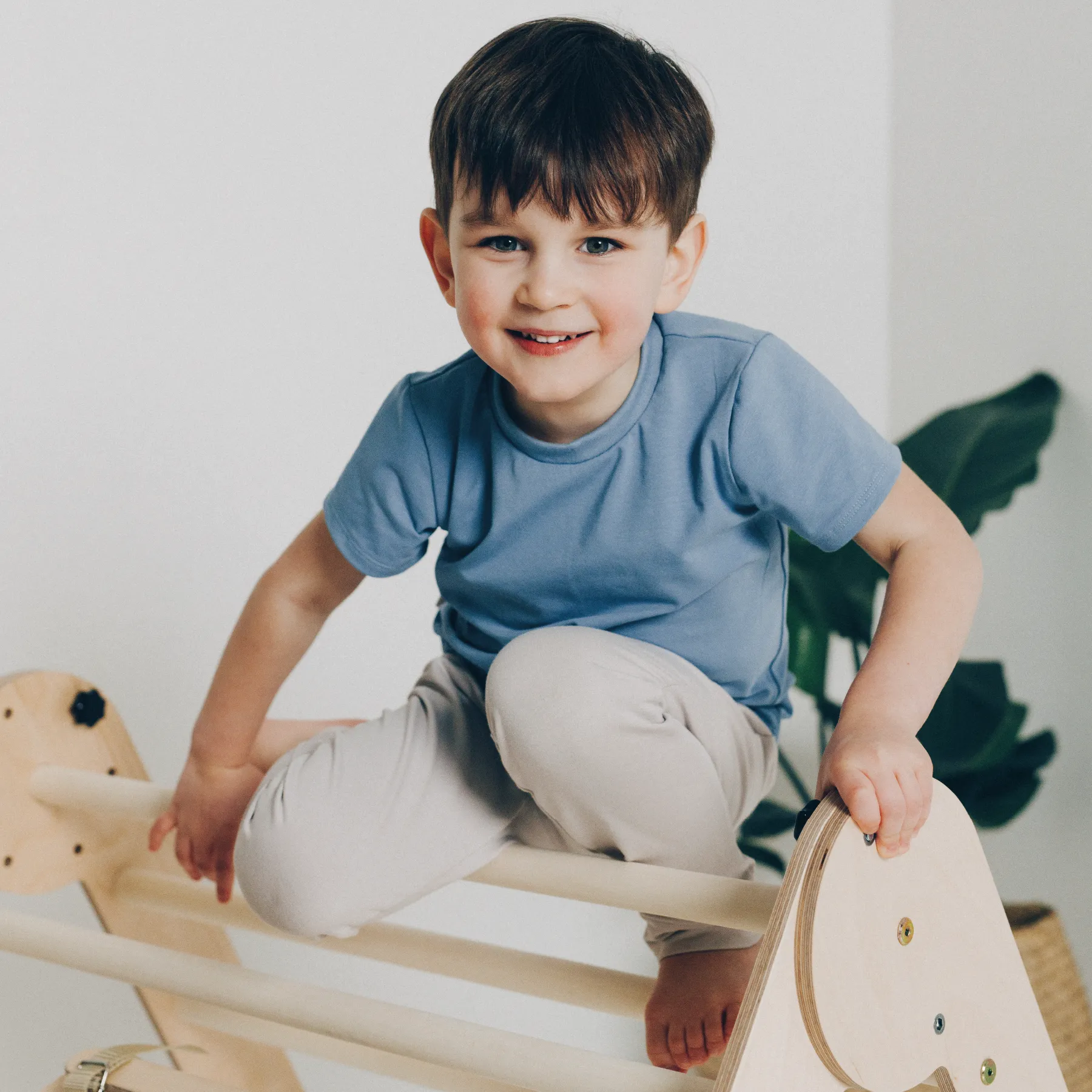 Pikler triangle set with adjustable height