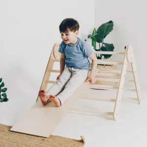 Pikler triangle set with adjustable height
