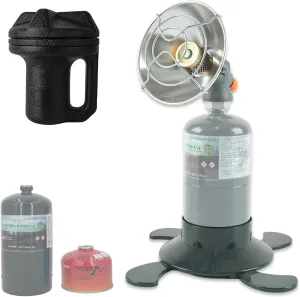 Portable Propane Heater For Outdoor, Fishing, Camping Either 1lb Propane Cylinder or ISO-Butane Adapted