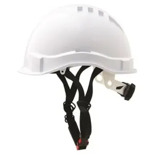 Pro Choice Airborne Linesman Hard Hat Unvented Micro Peak, 6 Point Ratchet Harness - HH6MP