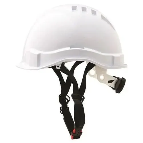 Pro Choice Airborne Linesman Hard Hat Unvented Micro Peak, 6 Point Ratchet Harness - HH6MP