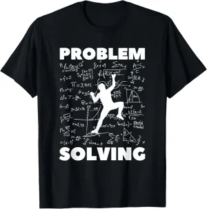 Problem Solving Climber Gift - Rock Climbing Bouldering Pun T-Shirt
